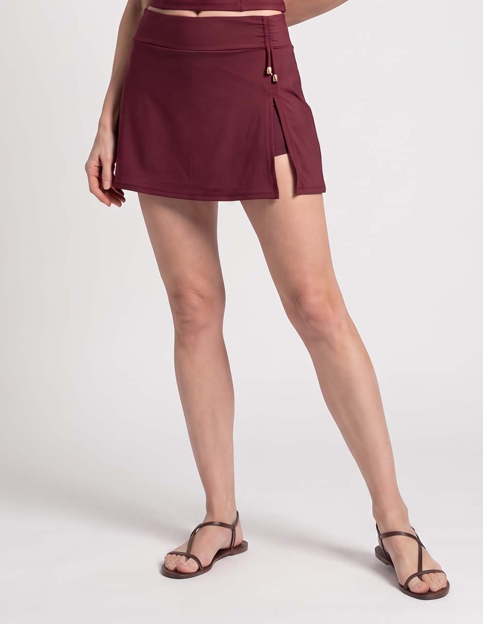 Falda short a la cintura para mujer Falda short a la cintura para mujer