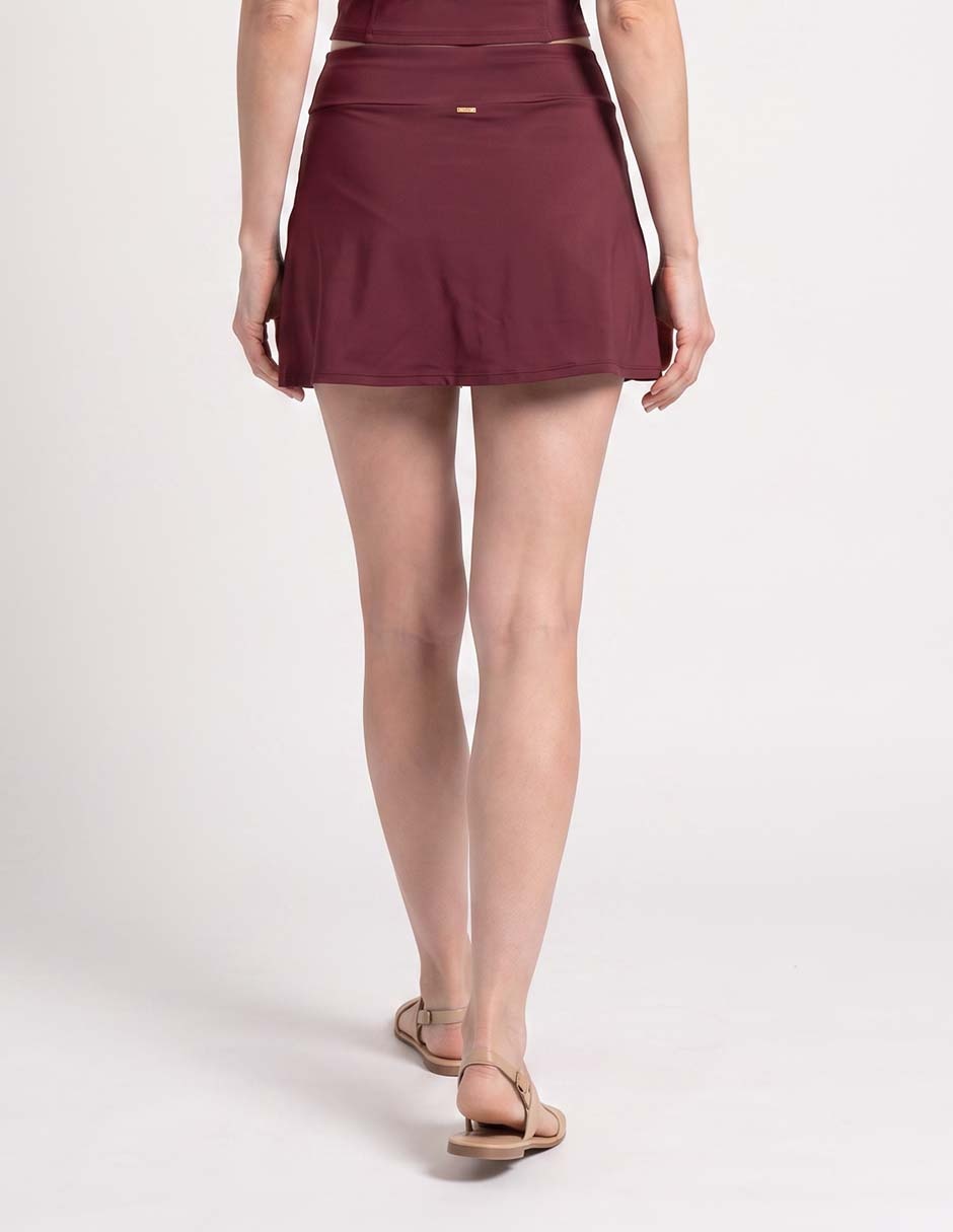 Falda short a la cintura para mujer 3