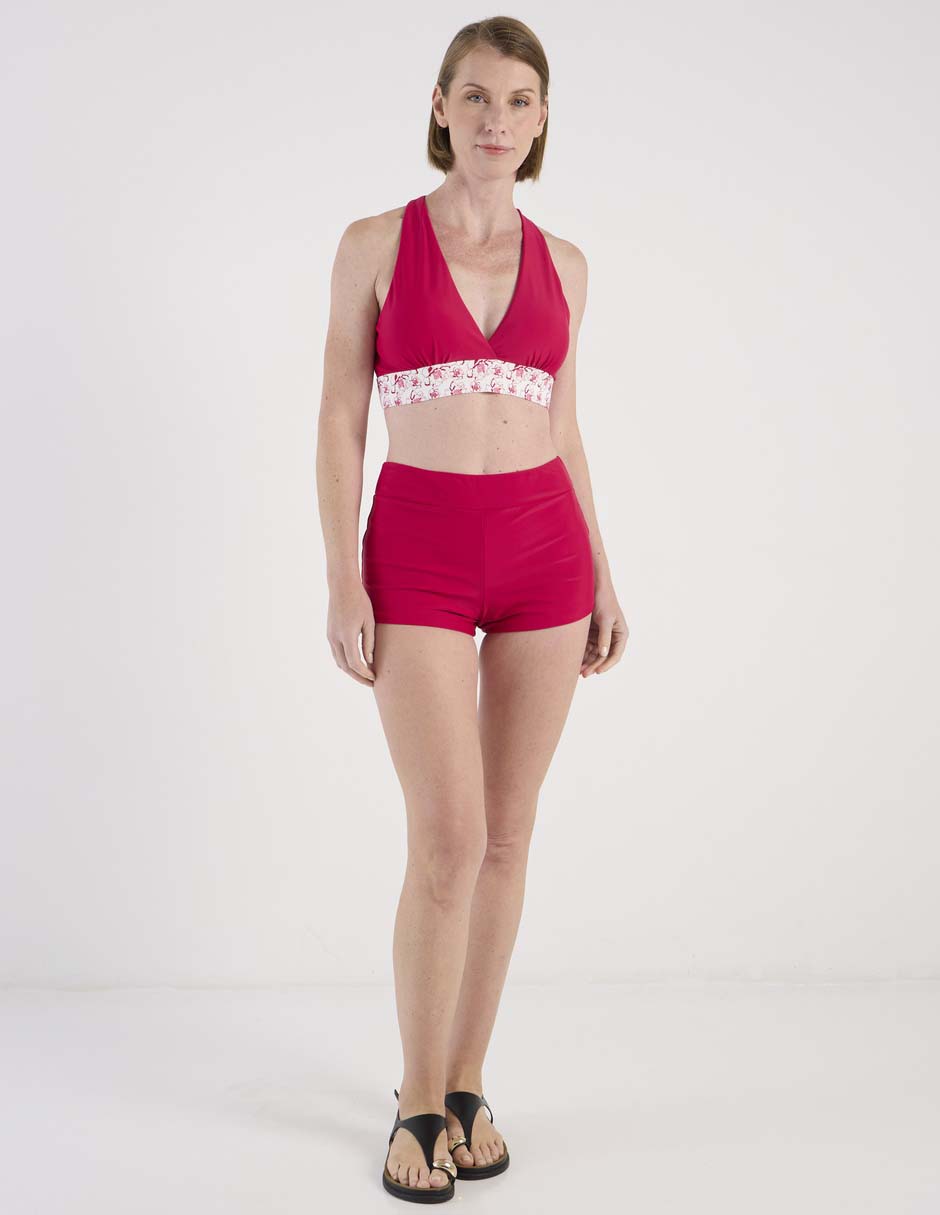 Top bikini estampado floral para mujer 2