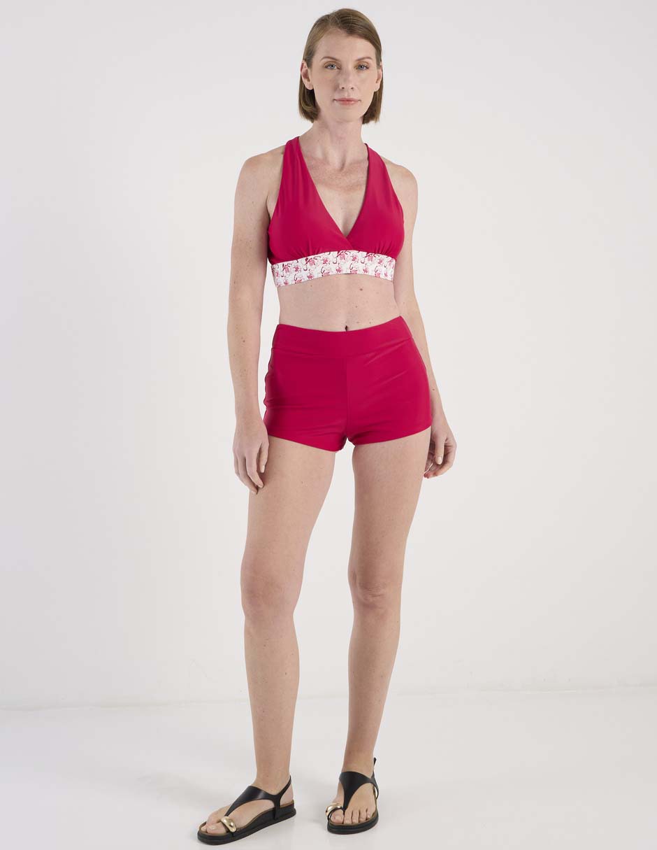 Top bikini estampado floral para mujer 3