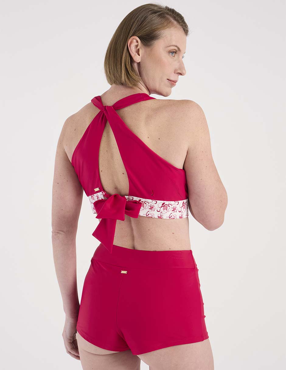 Top bikini estampado floral para mujer 6