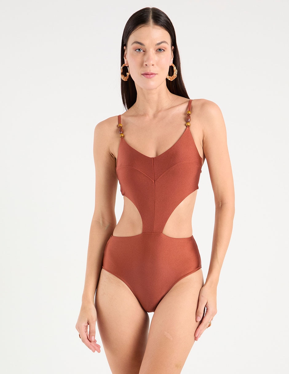 Traje de baño completo Map para mujer