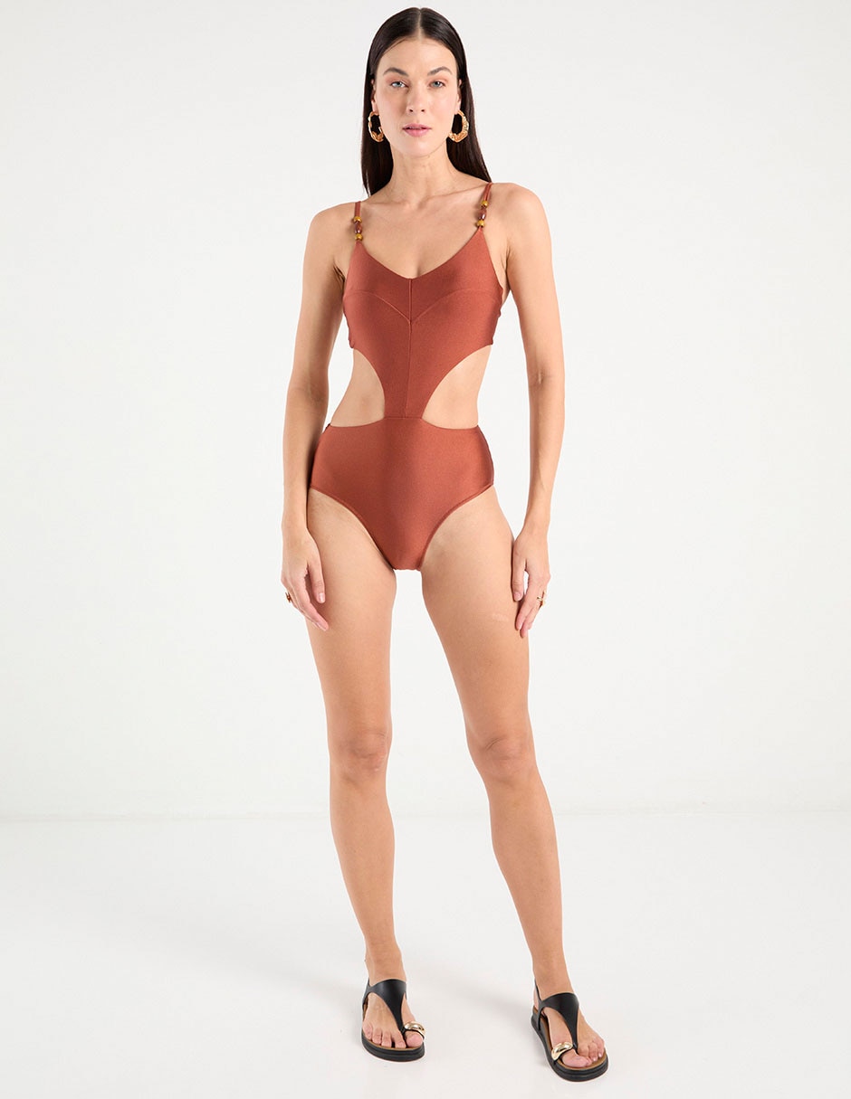 Traje de baño completo Map para mujer