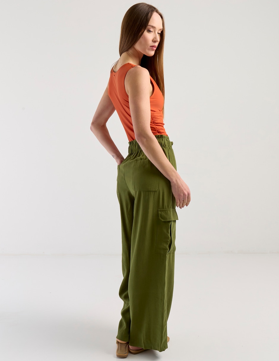 Pantalón easy pant Map wide leg para mujer