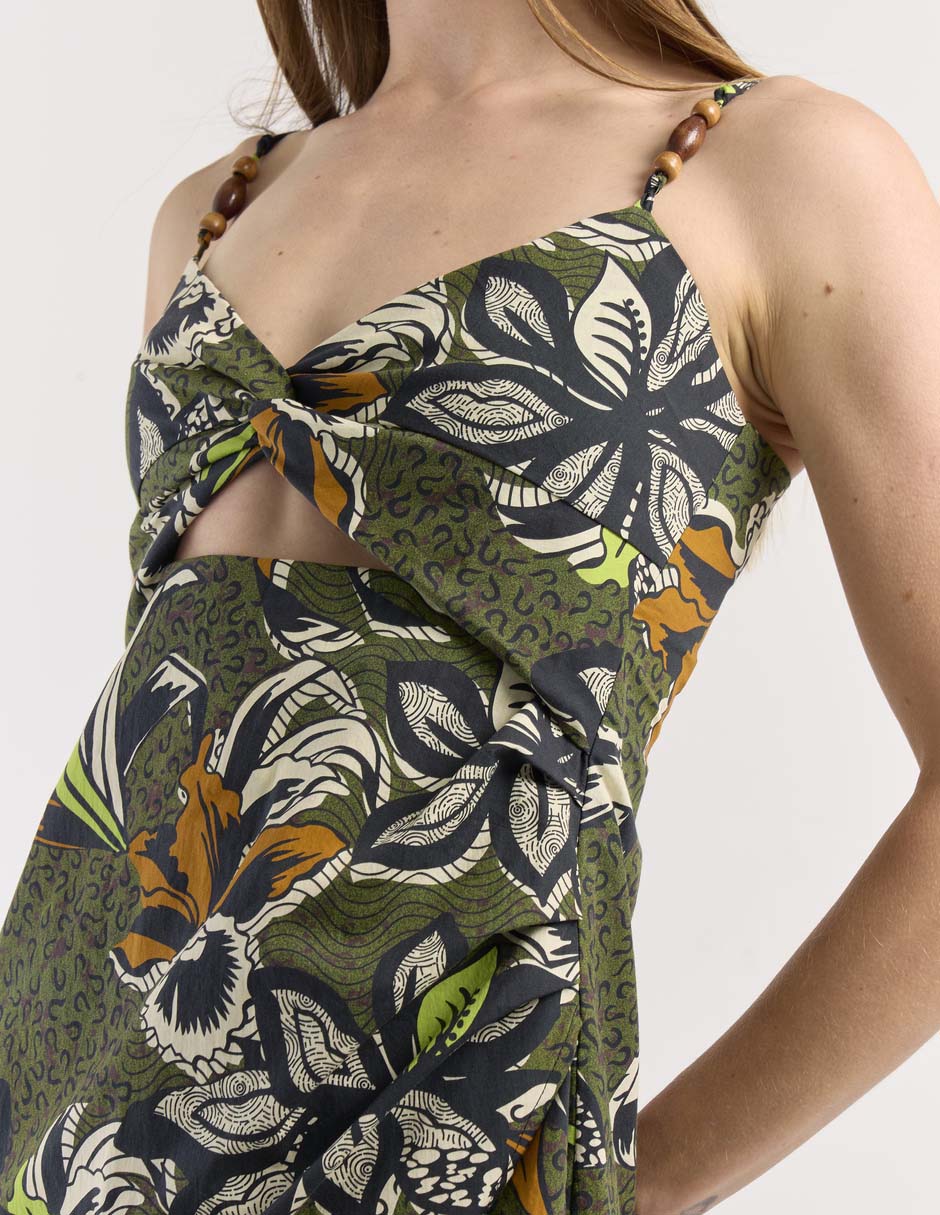 Vestido corto playa Map para mujer
