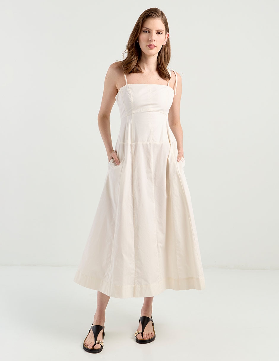 Vestido midi casual para mujer Vestido midi casual para mujer