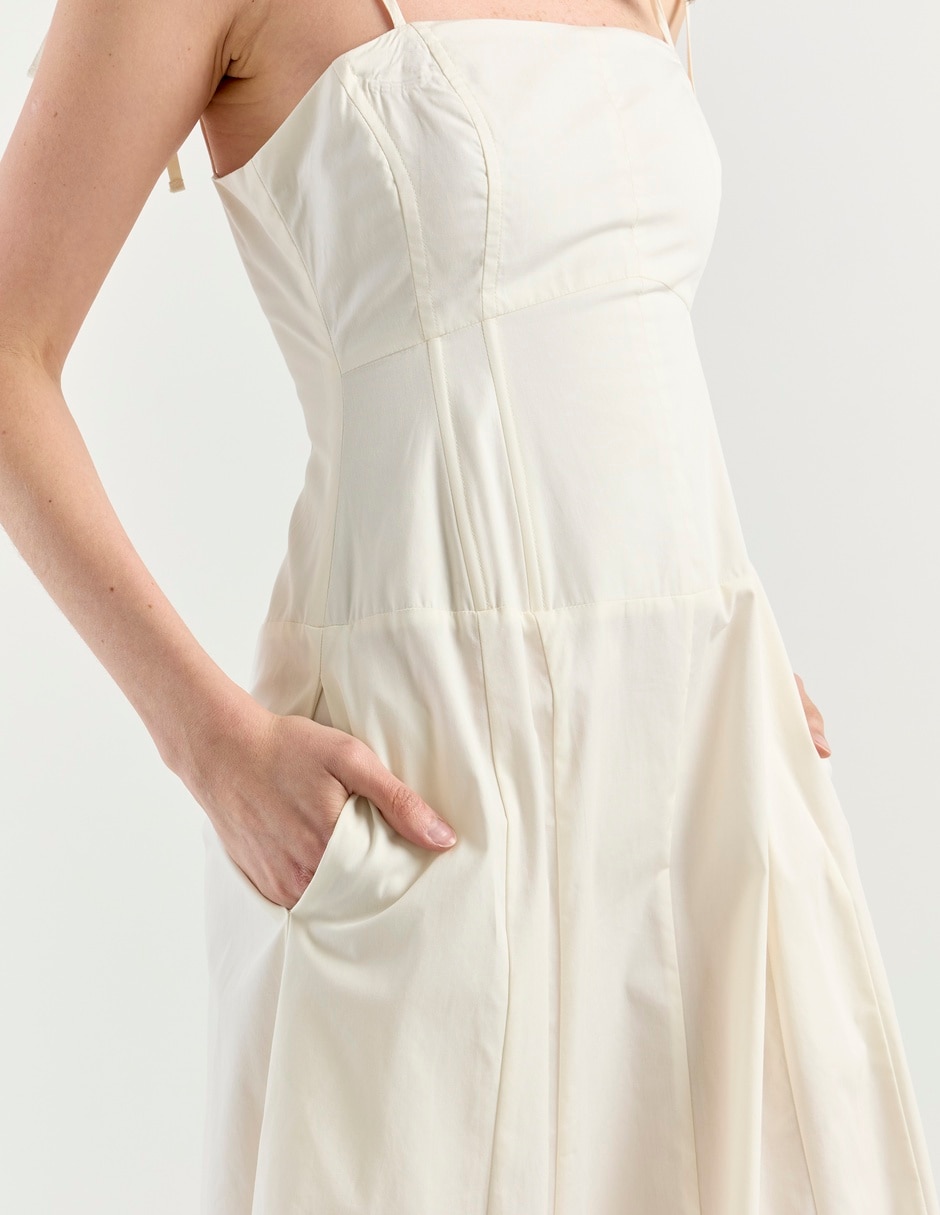 Vestido midi casual para mujer