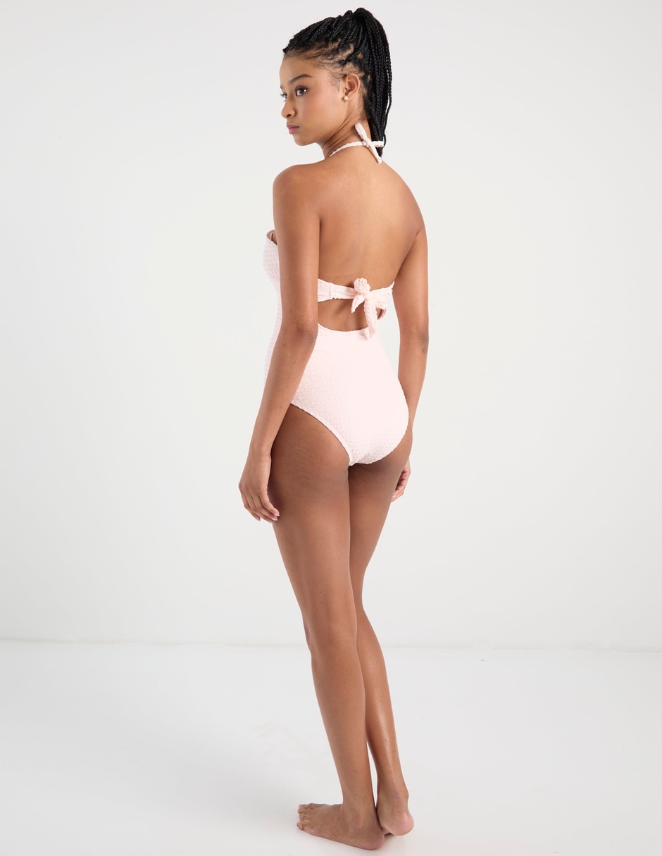 Traje de baño completo That's It estampado a cuadros para mujer