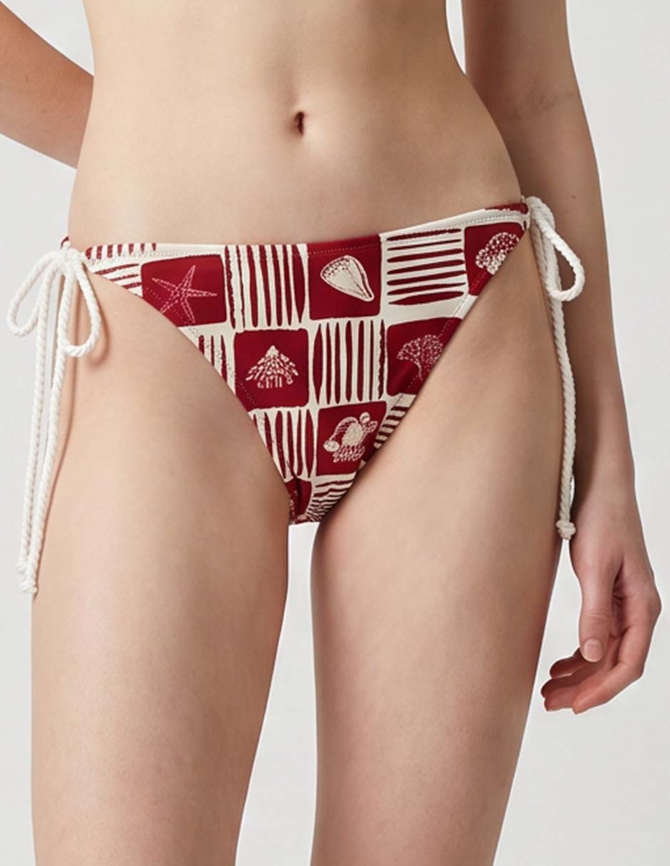 Bikini that´s it estmpado nautico a la cintura para mujer 2