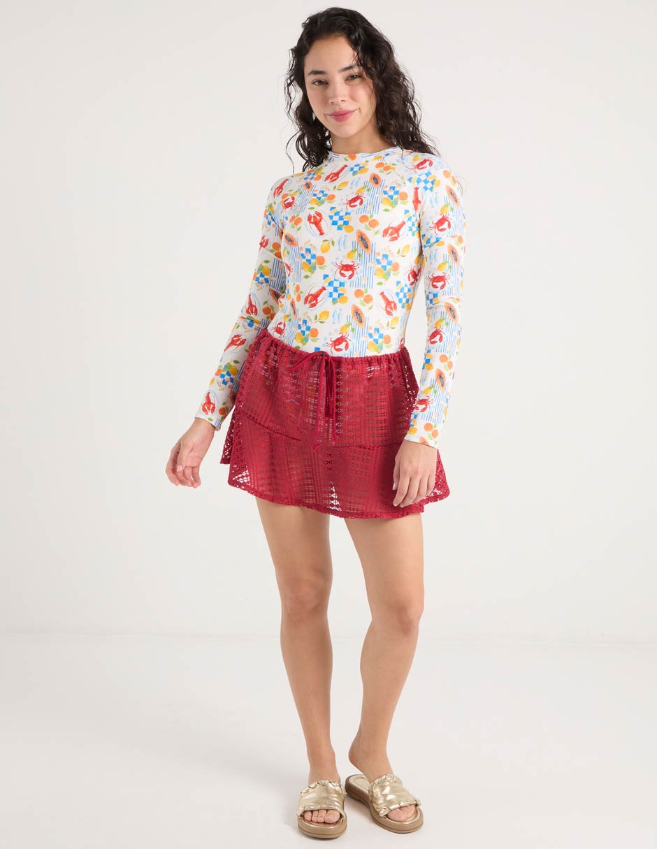 Salida de playa kimono para mujer