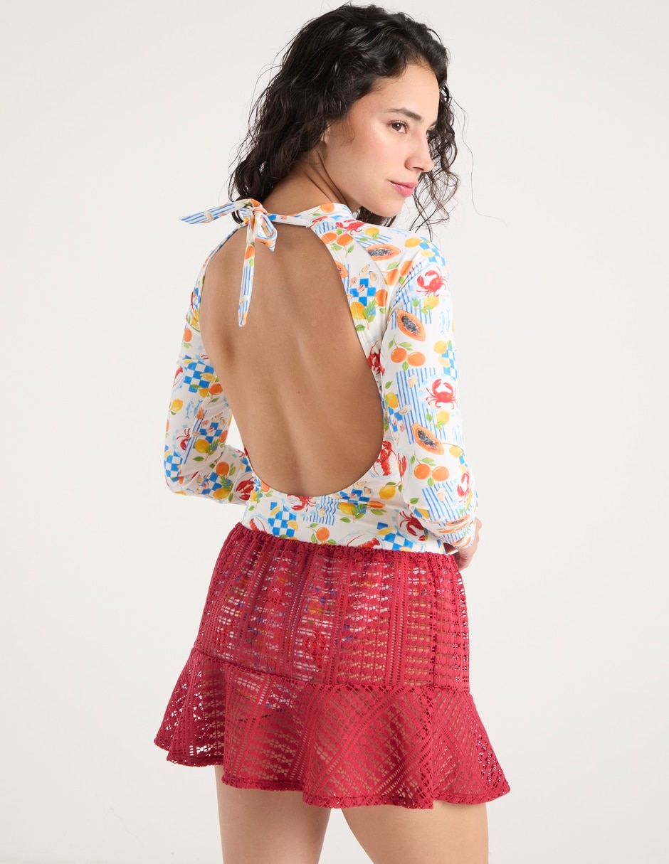Salida de playa kimono para mujer 6