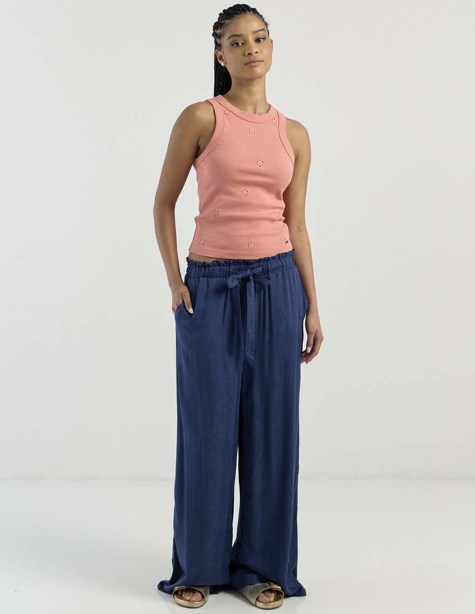 Pantalón easy pant wide leg para mujer 4