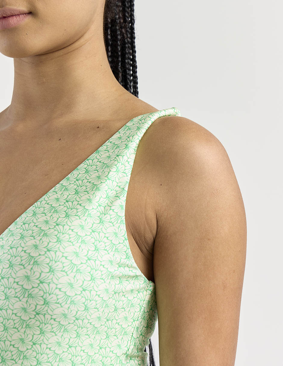 Traje de baño completo That's It estampado floral para mujer