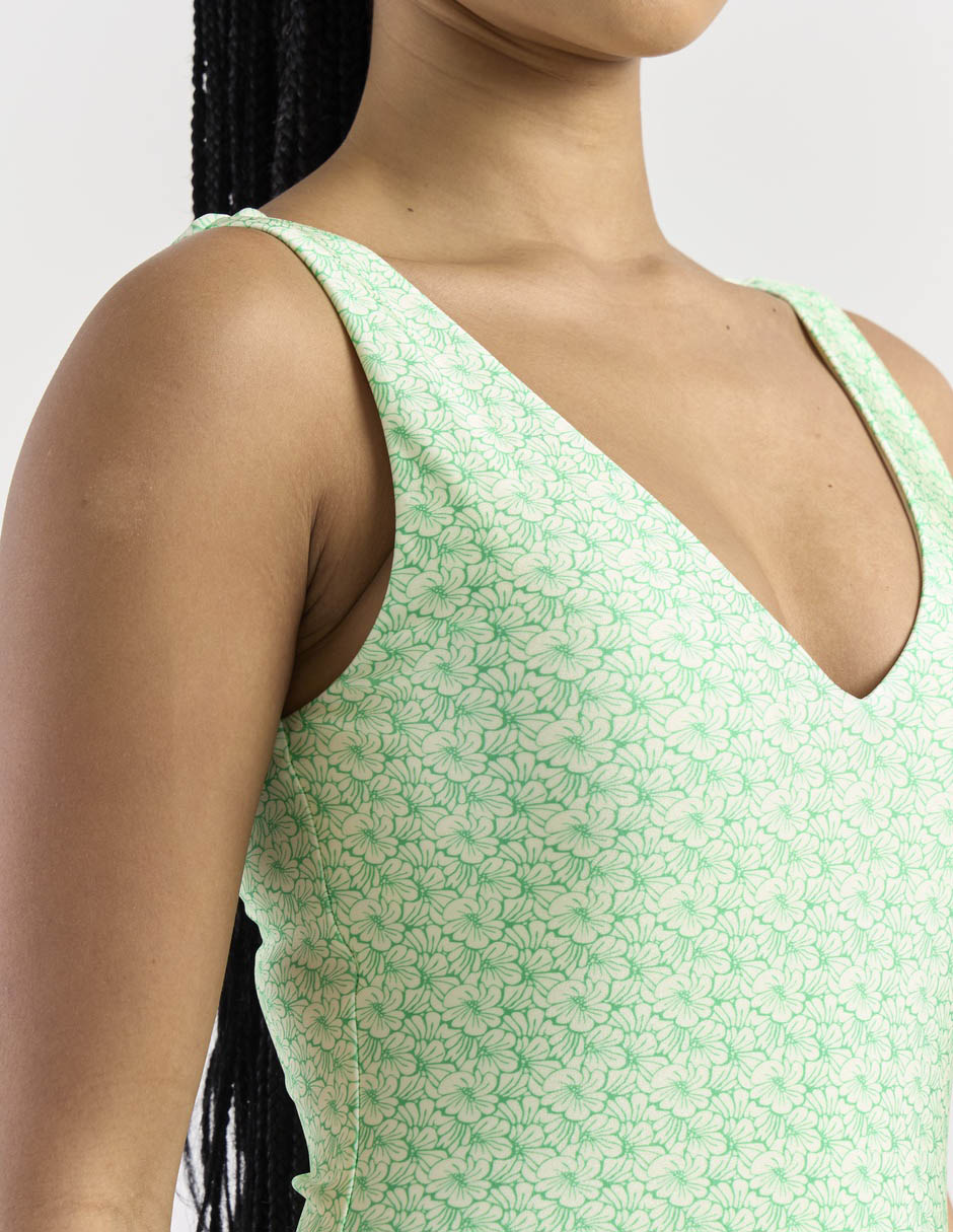 Traje de baño completo That's It estampado floral para mujer