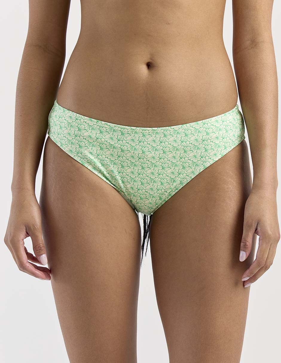 Bikini estampado floral a la cadera para mujer 2