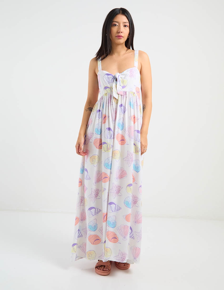 Vestido largo playa para mujer