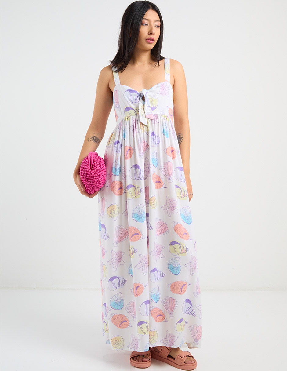 Vestido largo playa para mujer