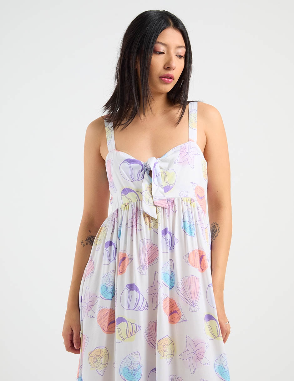 Vestido largo playa para mujer