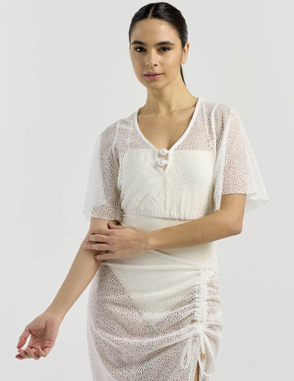 Salida de playa blusa para mujer Salida de playa blusa para mujer