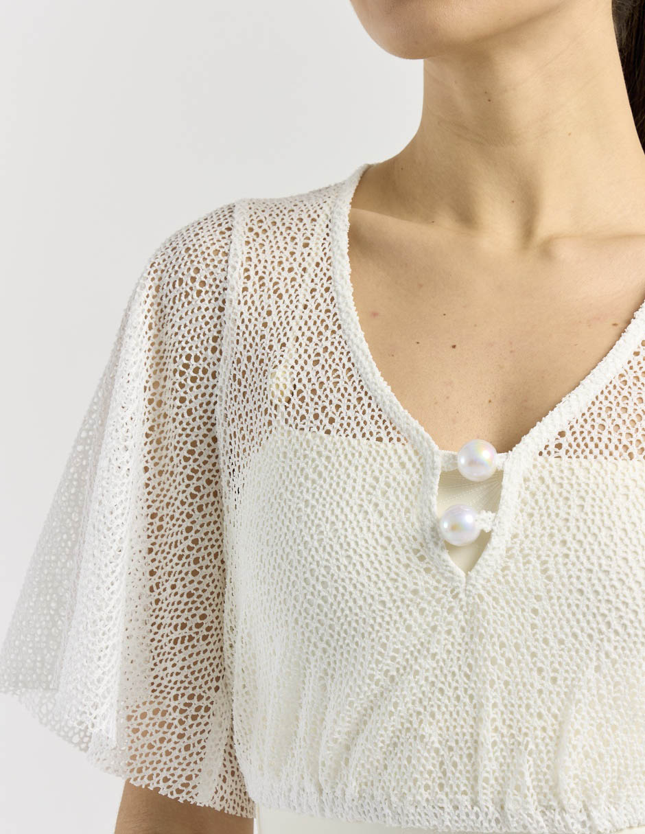 Salida de playa blusa para mujer