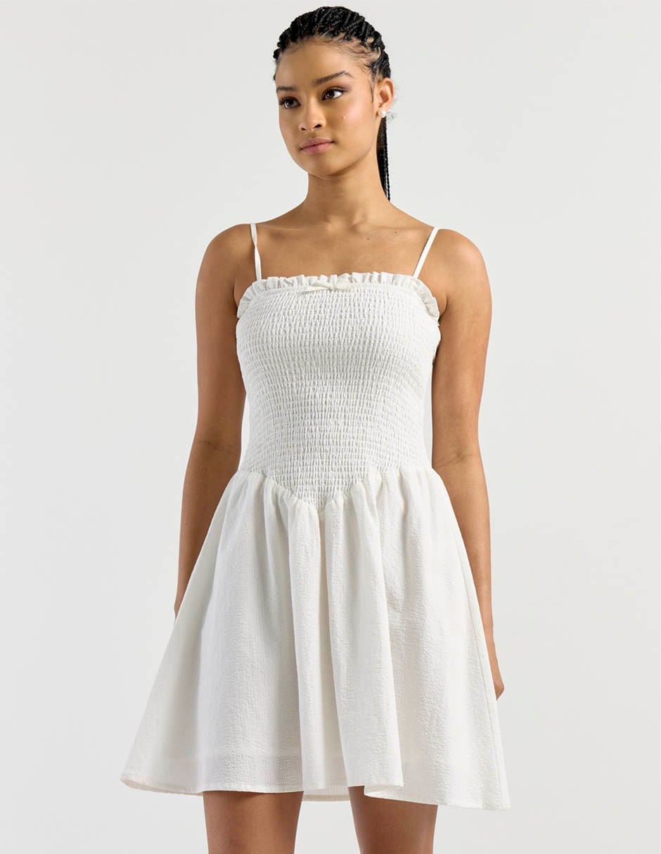 Vestido corto playa para mujer