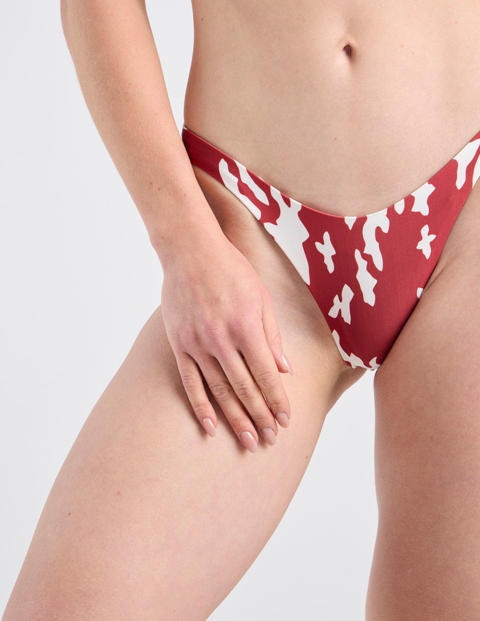 Tanga bikini Palmacea a la cadera para mujer