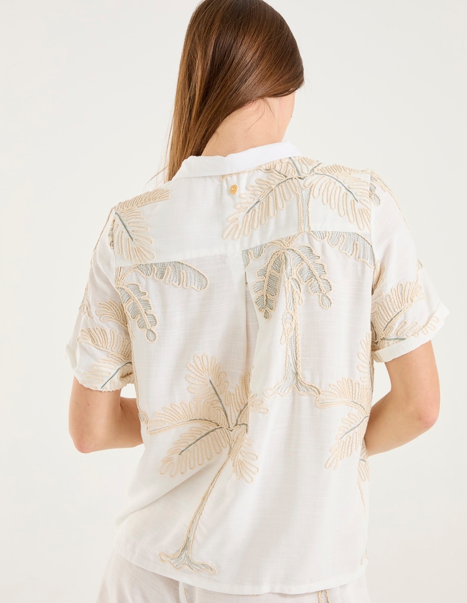 Blusa manga corta para mujer 6