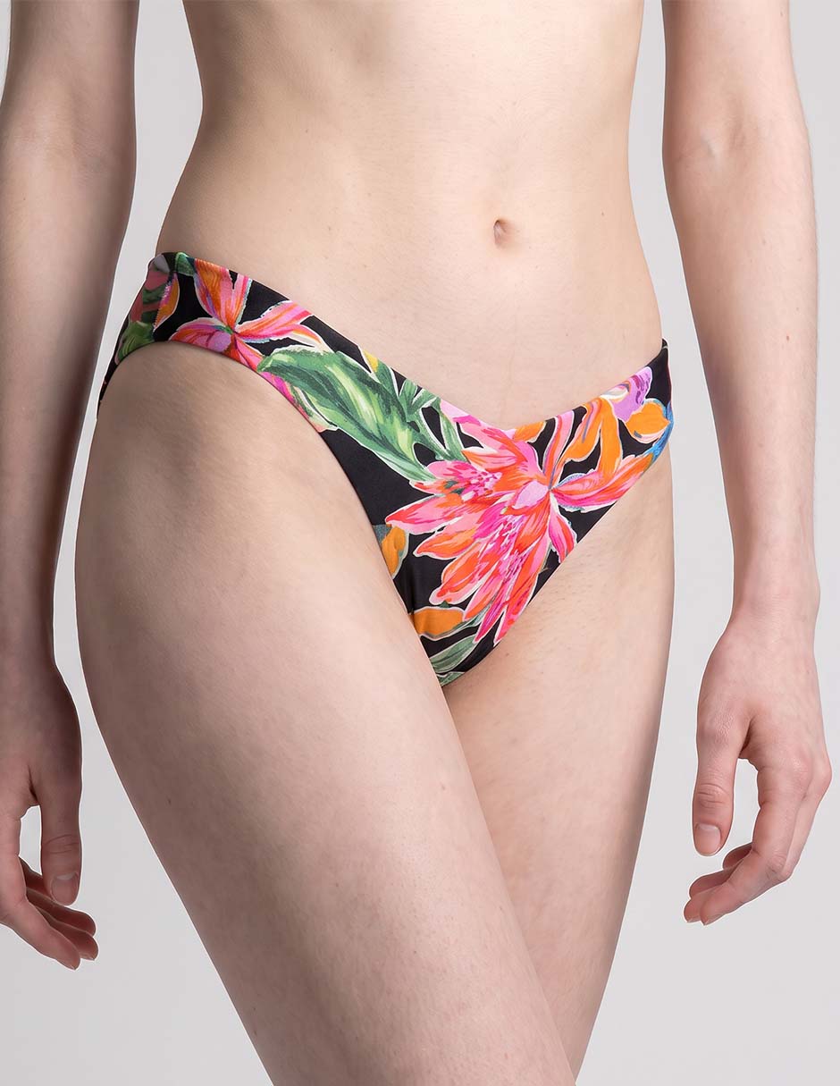 Bikini Seafolly estampado floral a la cadera para mujer