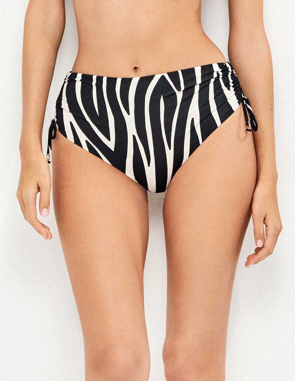 Bikini estampado animal print a la cintura para mujer 4