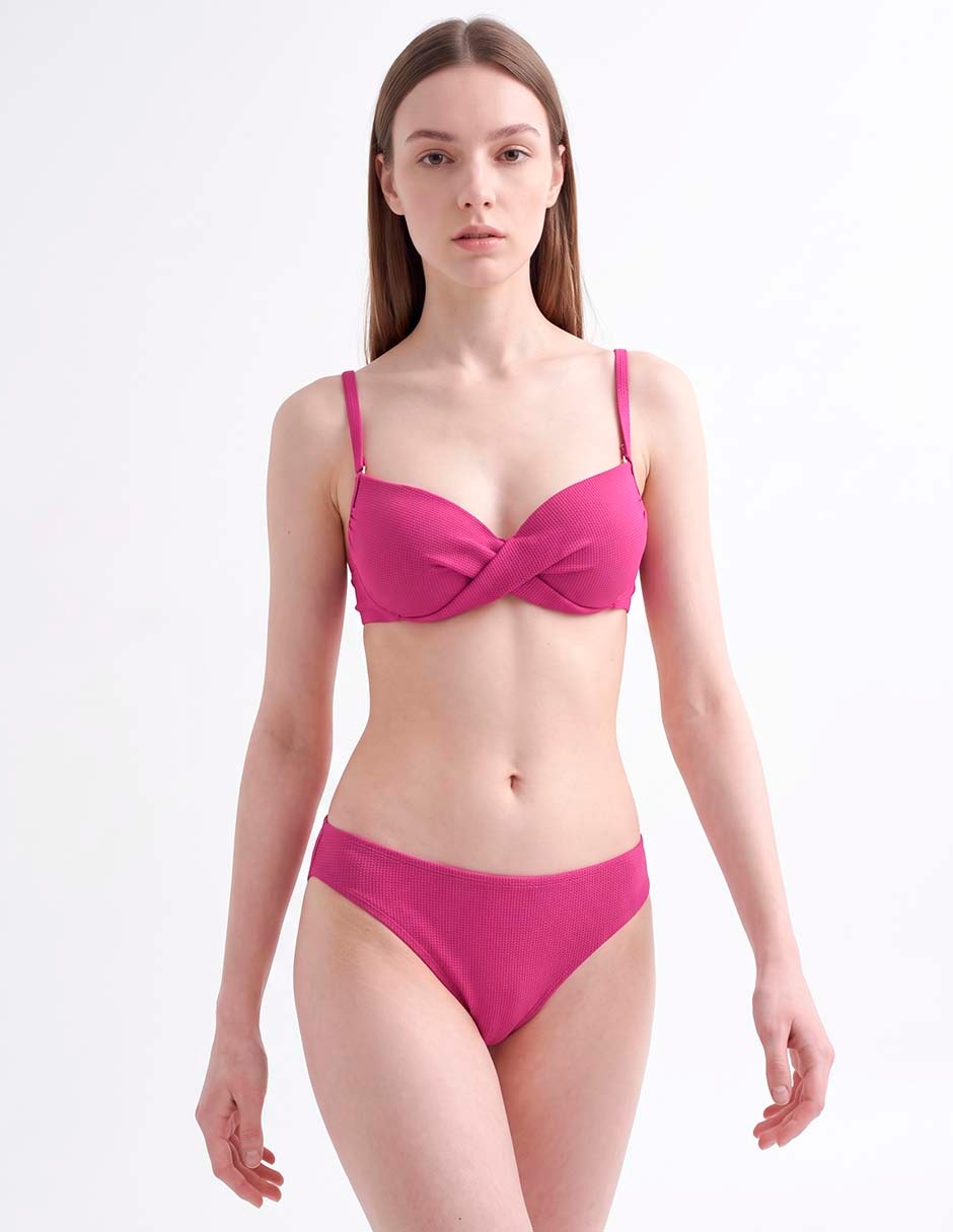 Top bikini con copas para mujer