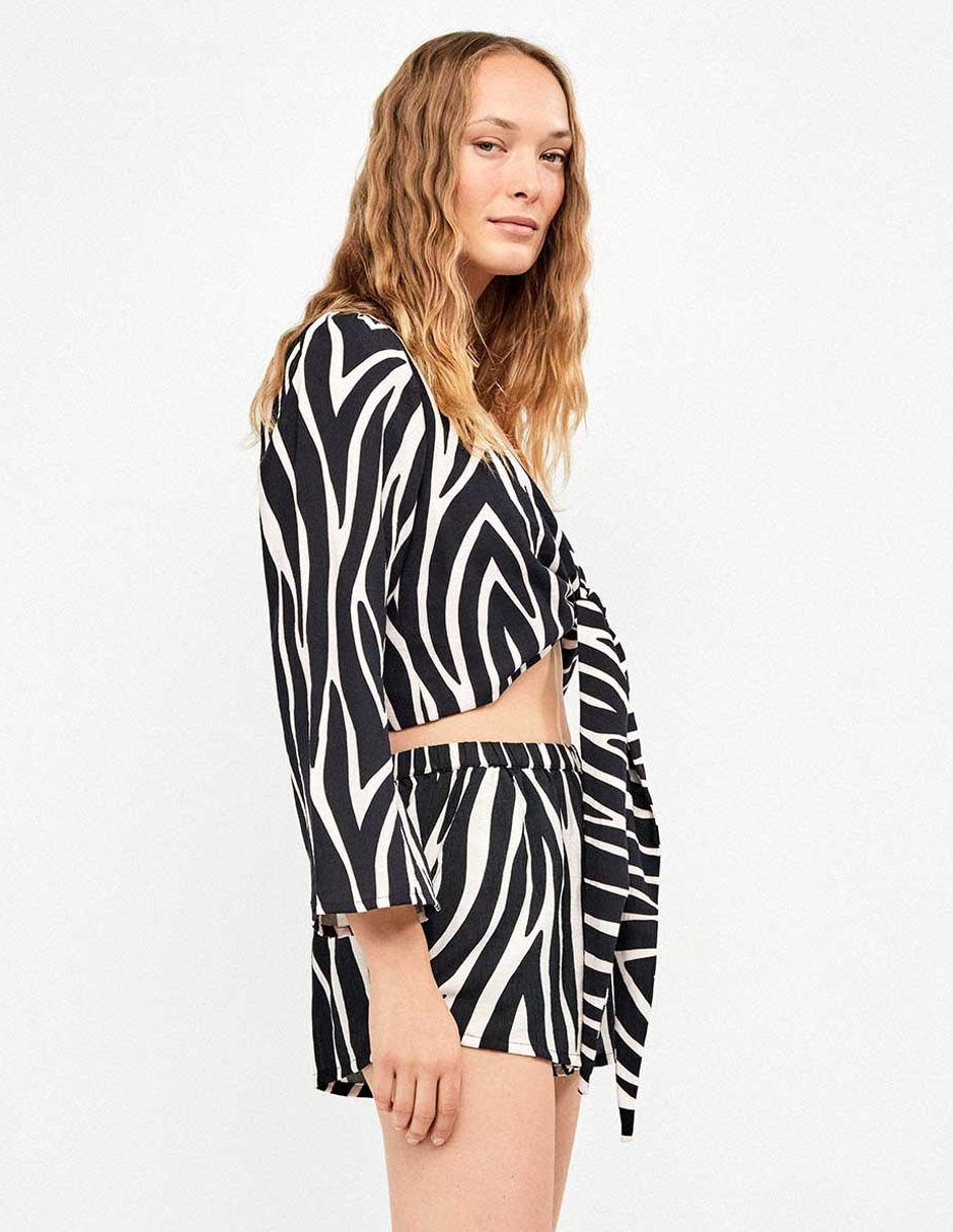 Salida de playa blusa Gisela para mujer