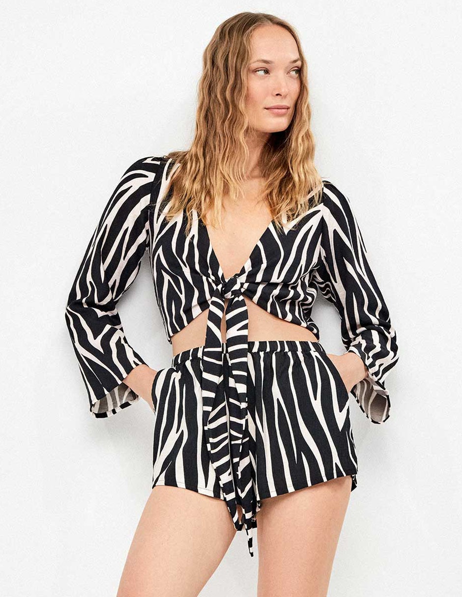 Salida de playa blusa Gisela para mujer