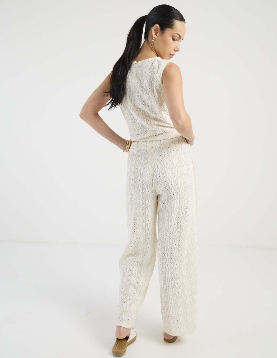 Pantalón relaxed amplio para mujer 11