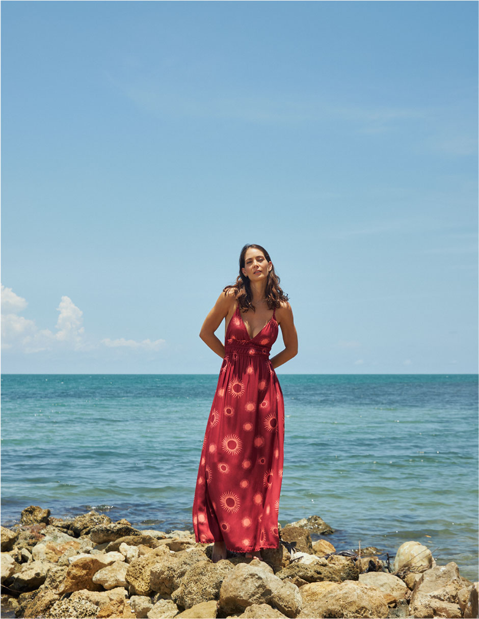 Vestido maxi playa para mujer 7