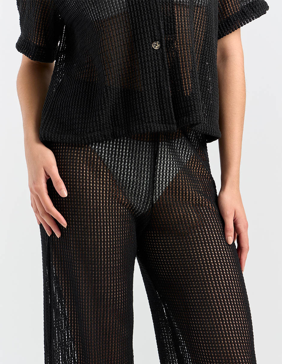 Pantalón relaxed amplio para mujer 9
