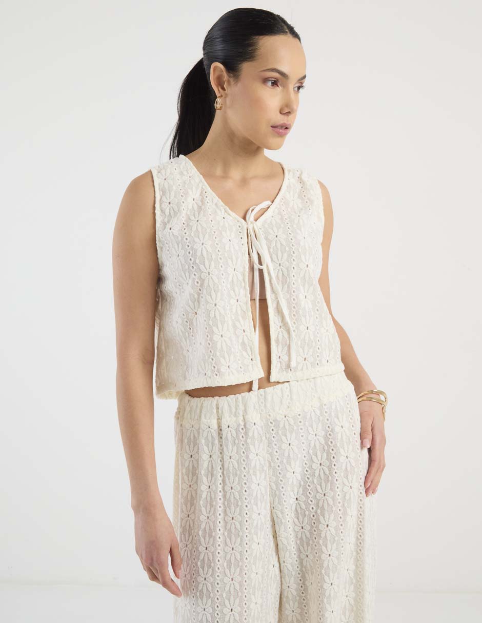 Blusa de playa de tirantes Dulzamara para mujer