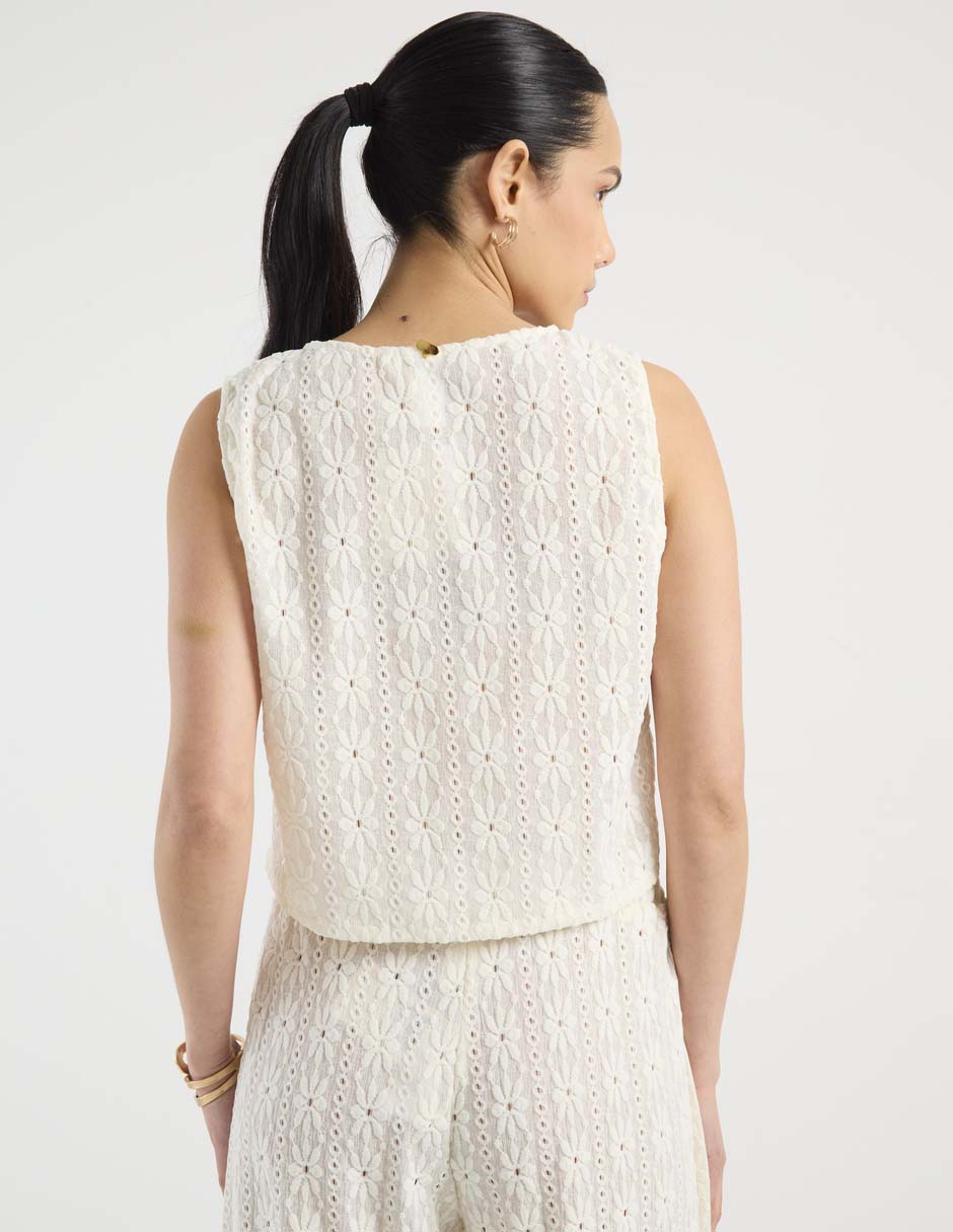 Blusa de playa de tirantes Dulzamara para mujer