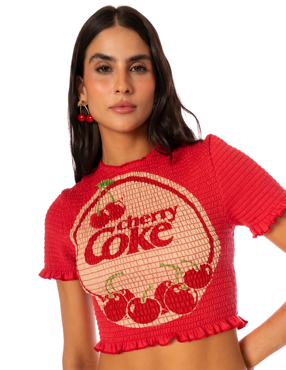Salida de playa blusa con bordado para mujer