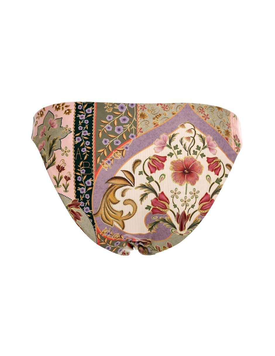 Bikini estampado floral a la cadera para mujer