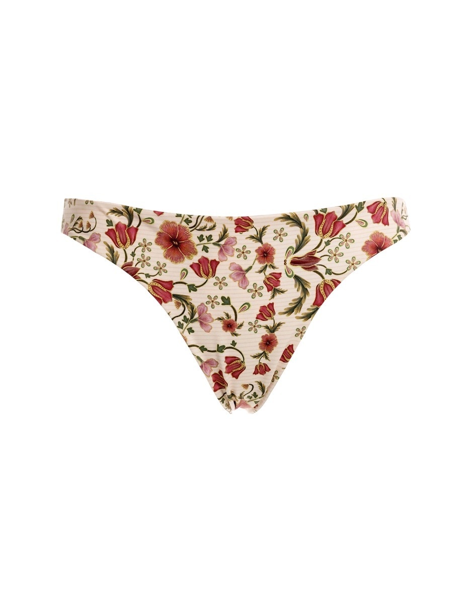 Bikini estampado floral a la cadera para mujer 8
