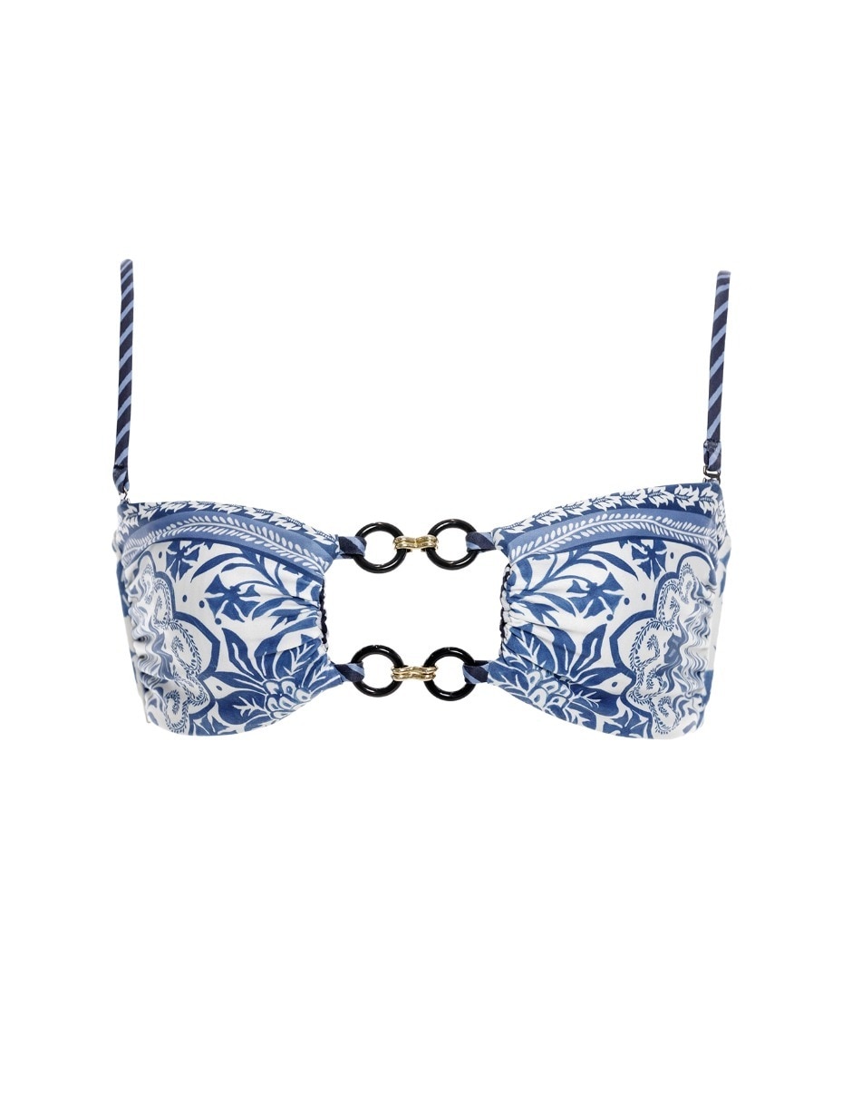 Top bikini estampado para mujer 2