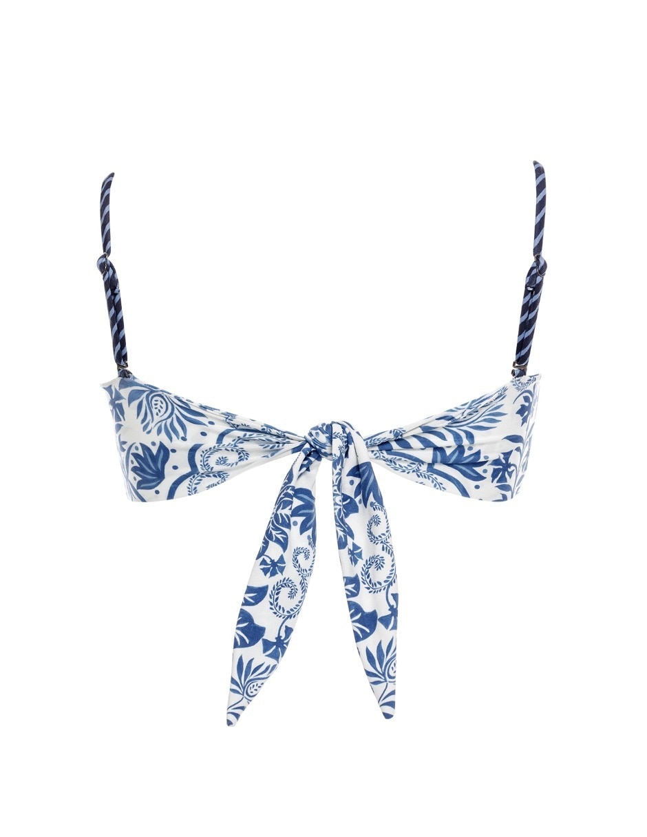 Top bikini estampado para mujer 4