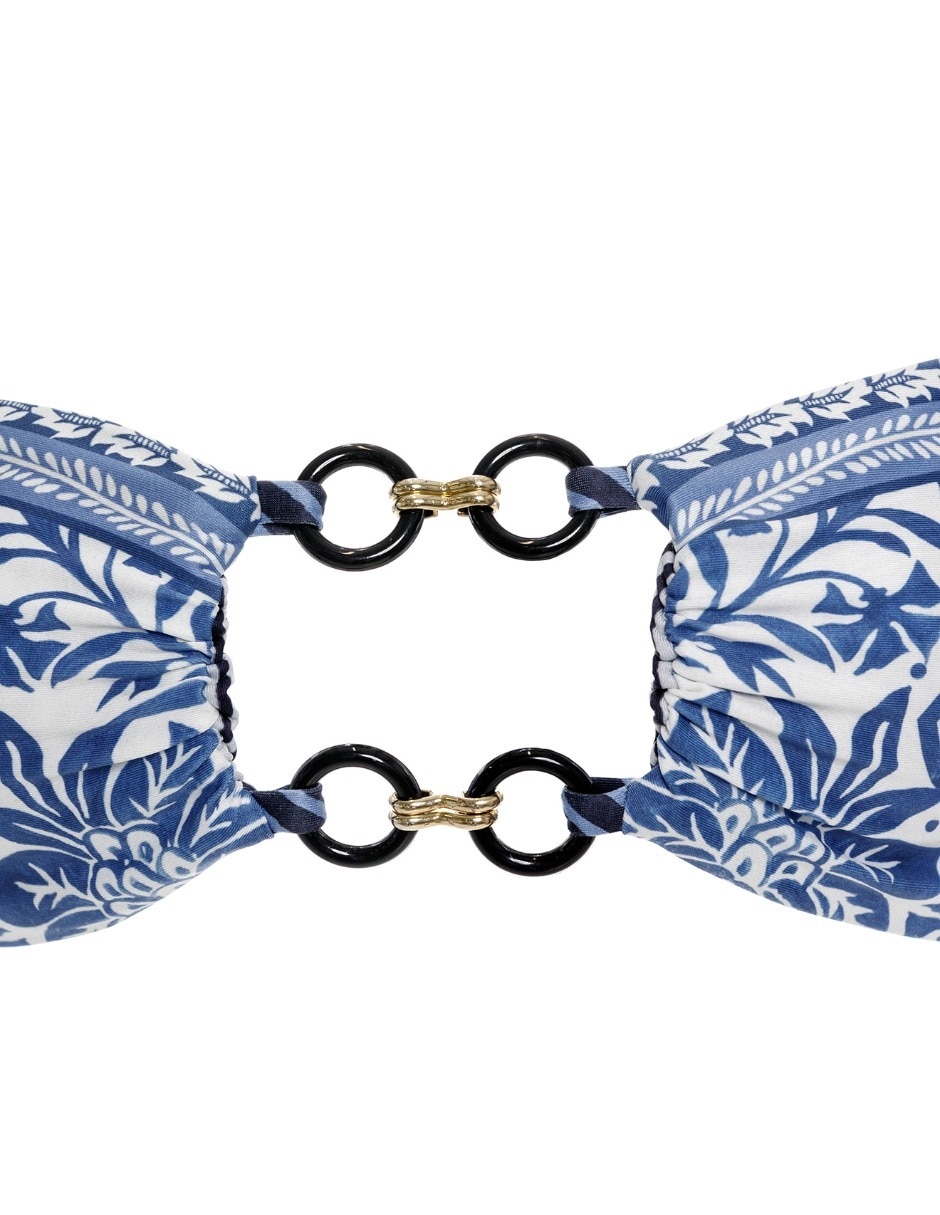 Top bikini estampado para mujer 5