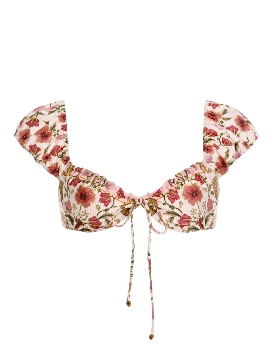 Top bikini estampado para mujer 2