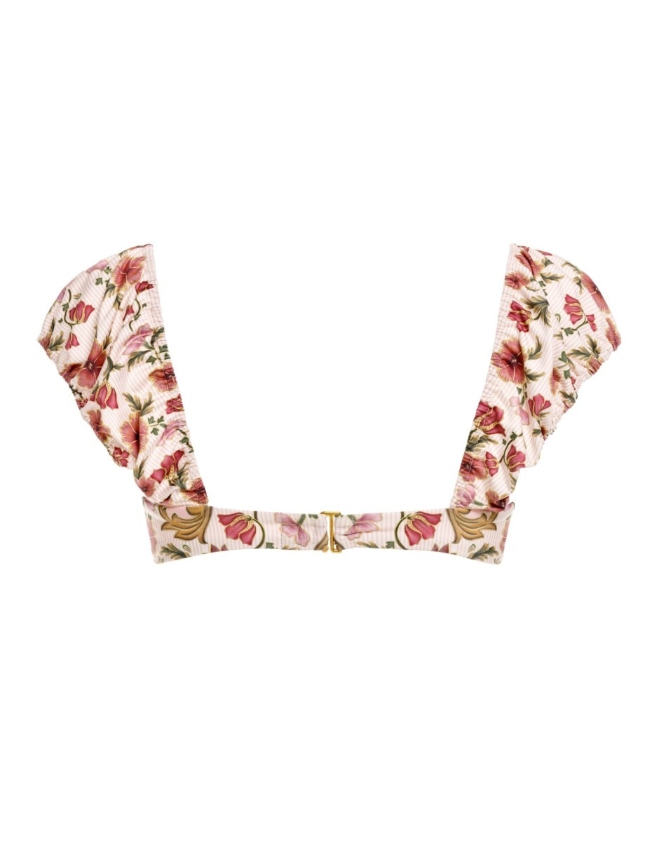 Top bikini estampado para mujer 4