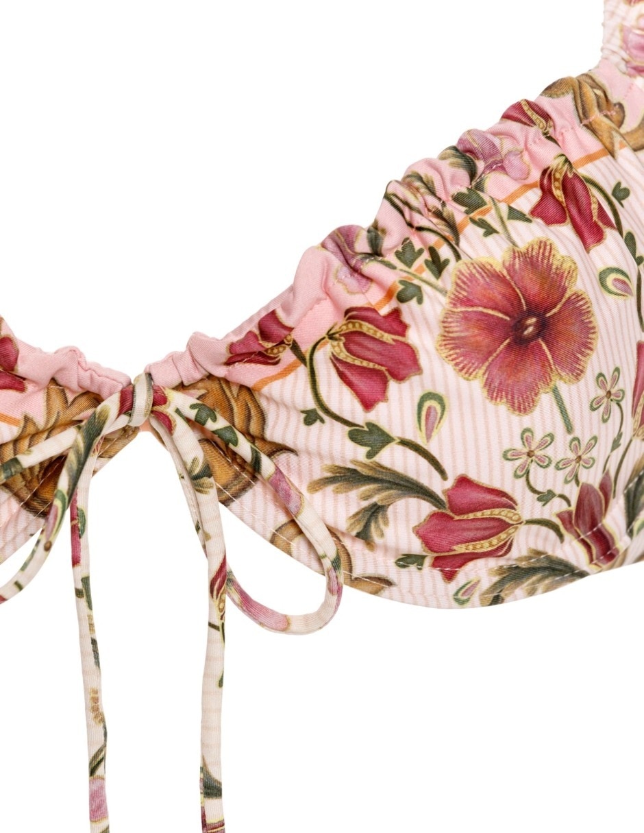 Top bikini estampado para mujer 5