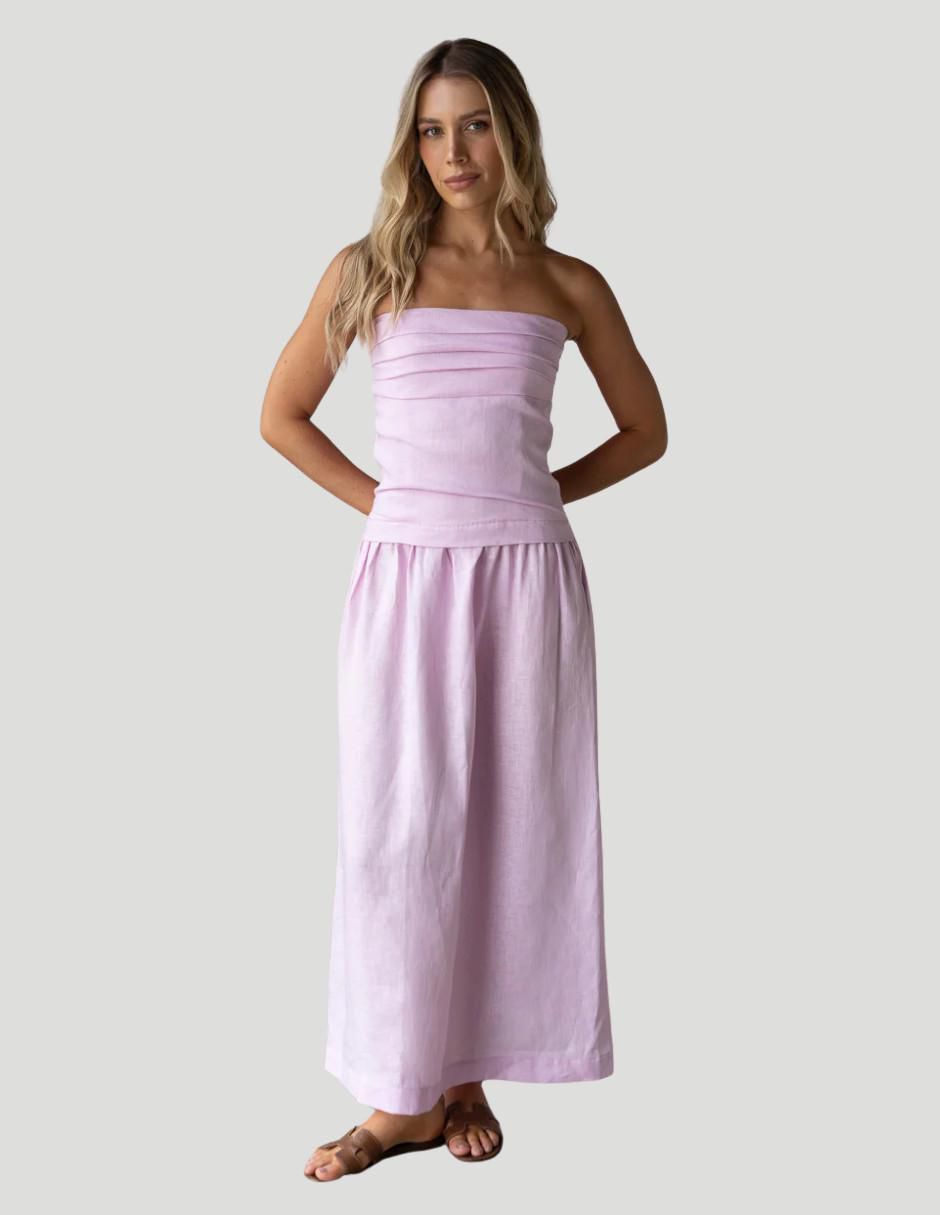 Vestido largo casual para mujer