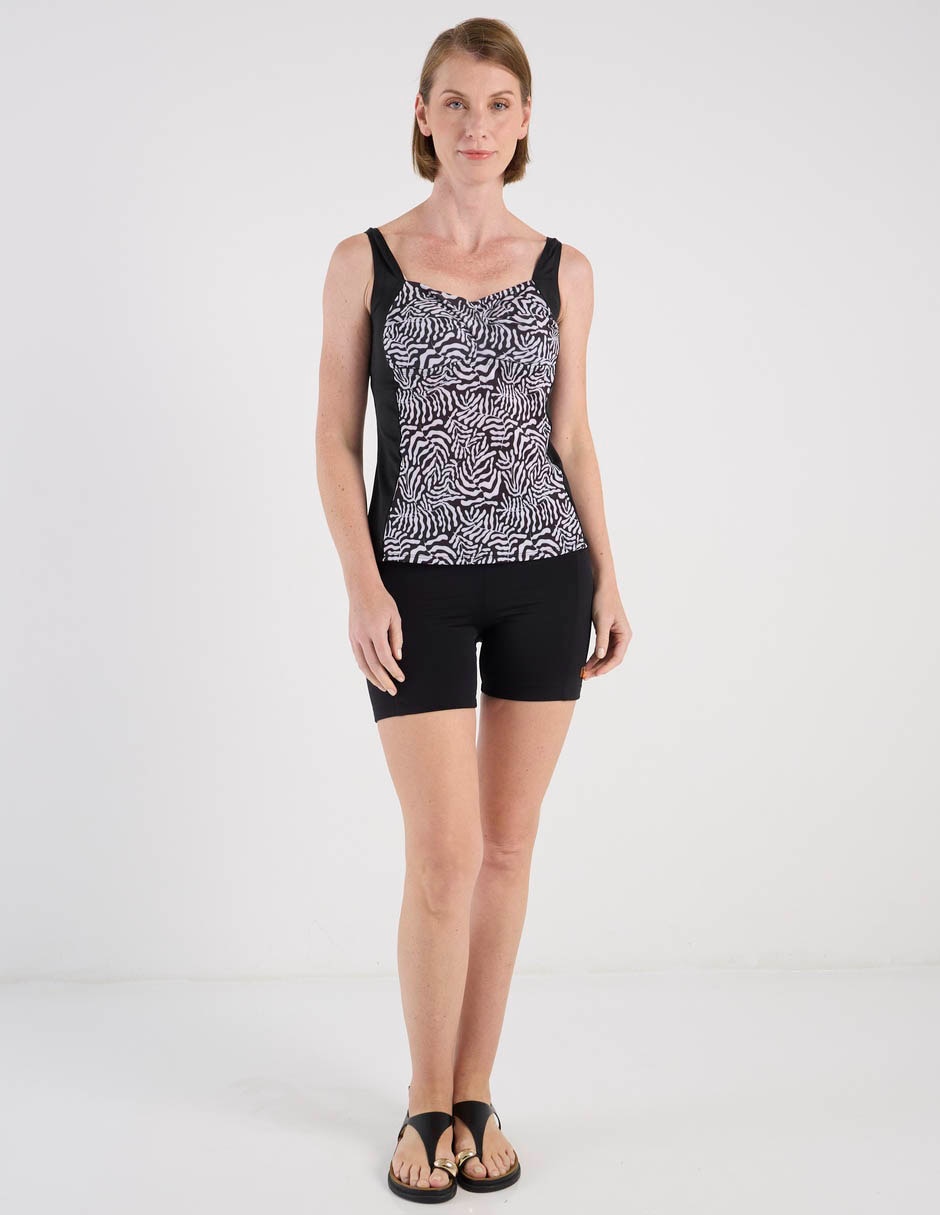 Tankini Michael David estampado animal print para con copas preformadas mujer