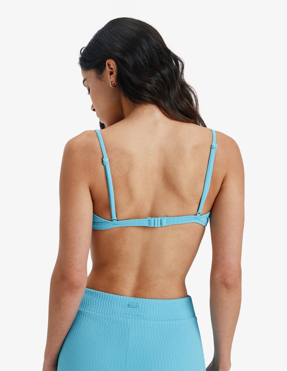 Top bikini con copa removible para mujer 5