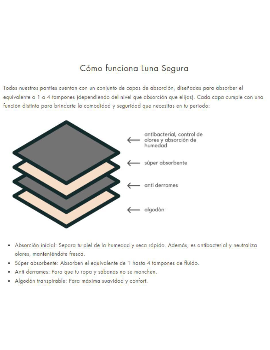 Traje de baño menstrual flujo moderado 6